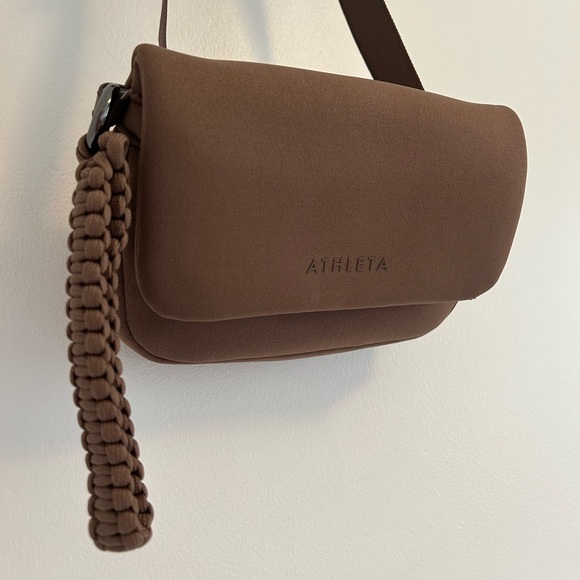 Athleta Handbags - (SOLD) ATHLETA Revive Convertible Crossbody Waistbag Brown
